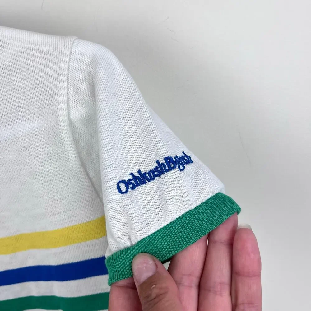 Vintage OshKosh B'gosh Colorful Striped T-Shirt 7 USA